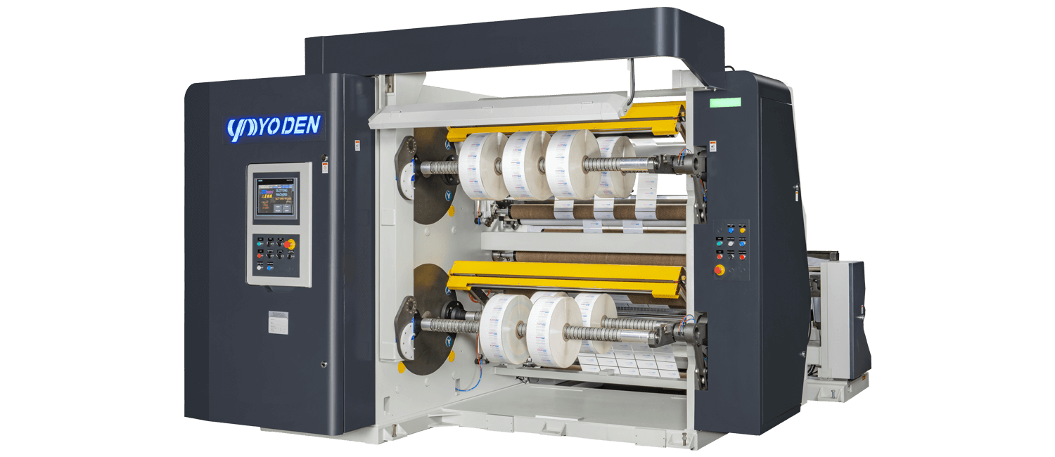 Wide Slitter Machine with Individual Rewind Station
