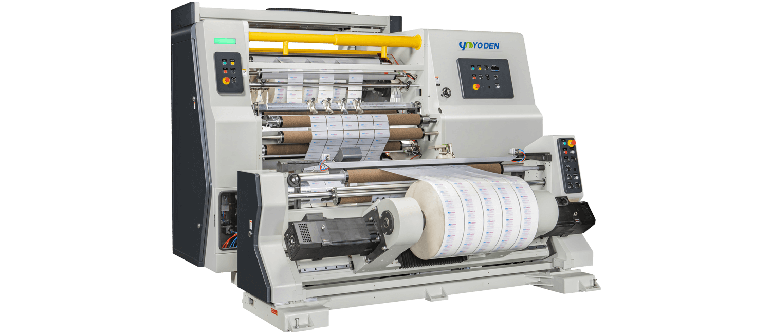 Wide Slitter Machine with Individual Rewind Station